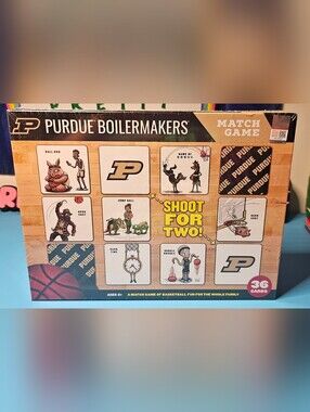 Purdue Boilermakers IDNA Licensed Memory Match Game